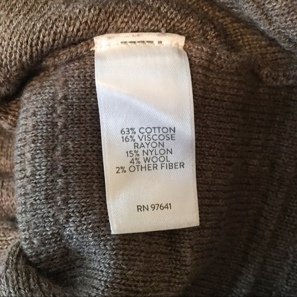 J. Jill Faye Fringed Sweater Brown Sz Extra Small - Picture 5 of 8